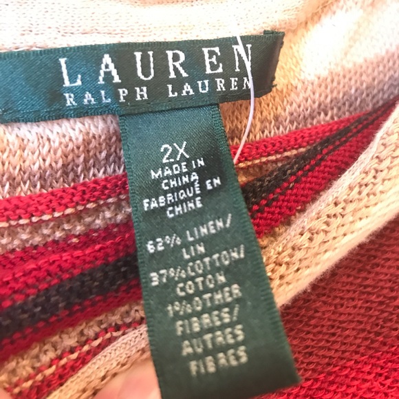 SOLD Lauren Ralph Lauren striped sweater - Picture 7 of 8